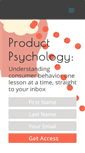 Mobile Screenshot of productpsychology.com
